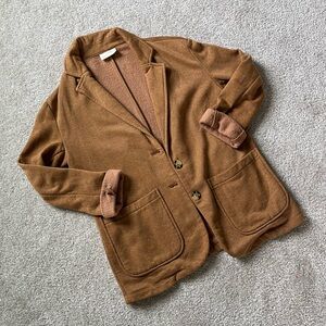 Universal Thread Tan Women's Sweatshirt Blazer Size XS Like New!